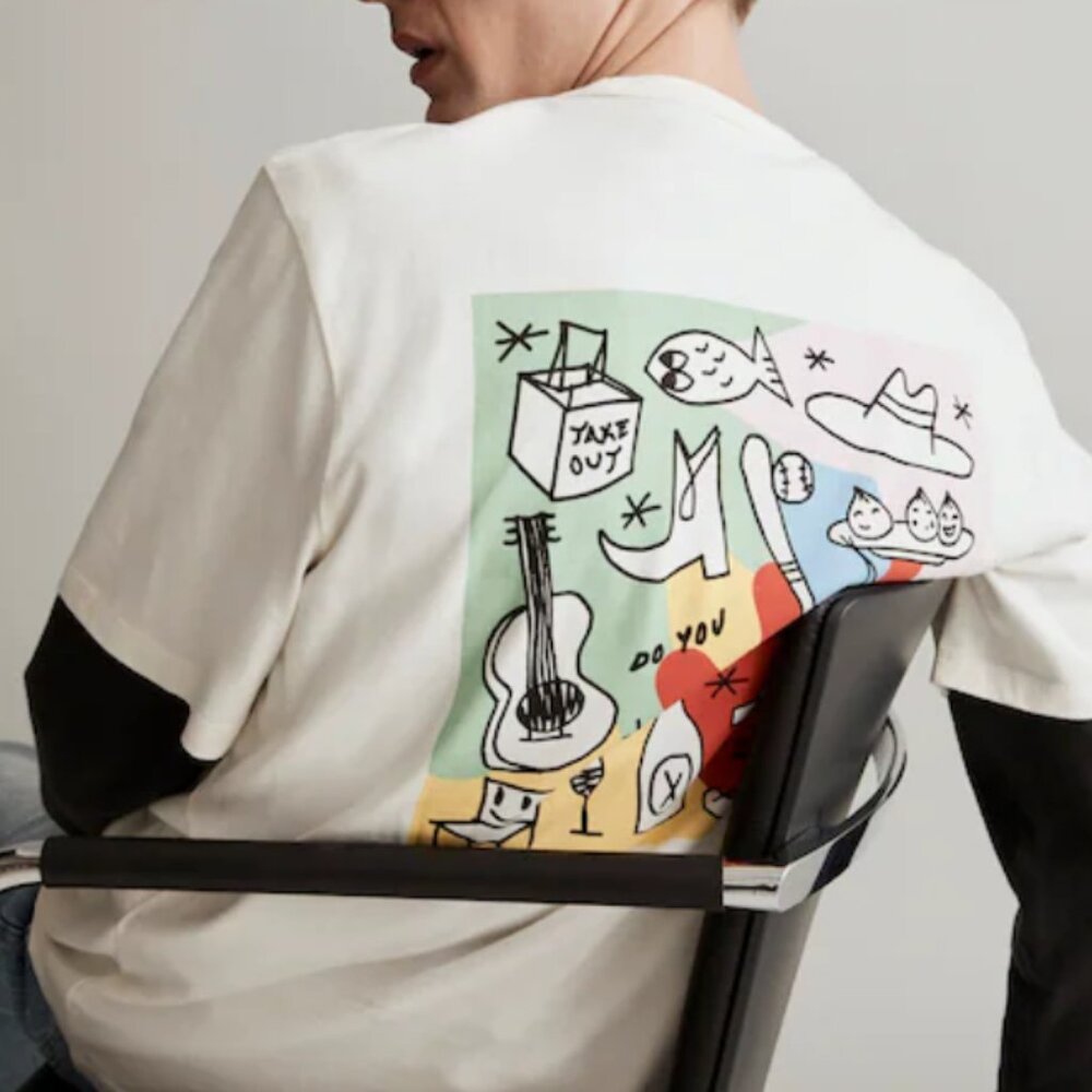 Madewell x Tony Camaro graphic tee / lighthouse